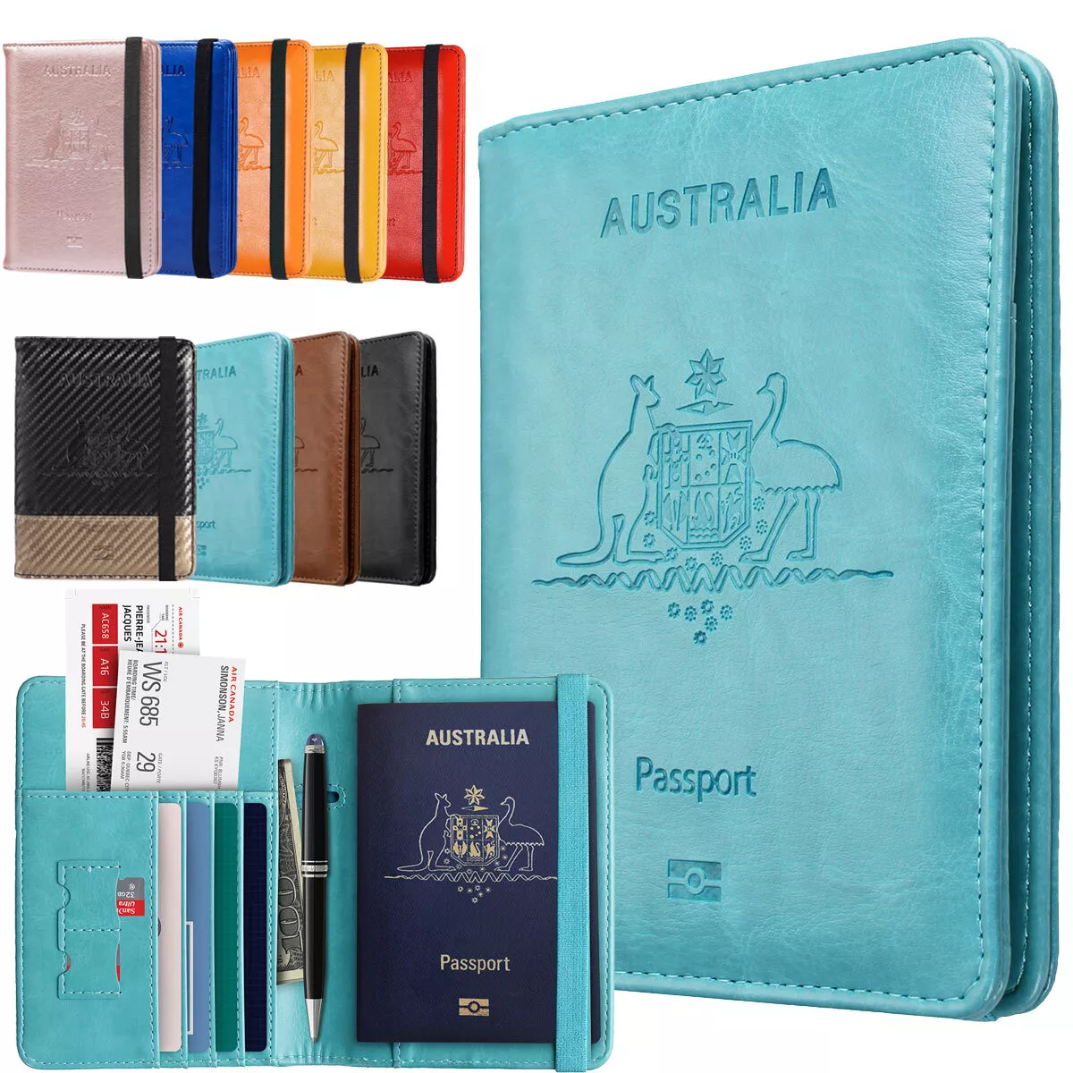 RFID Passport Travel Wallet Australia - Simplify Living Australia