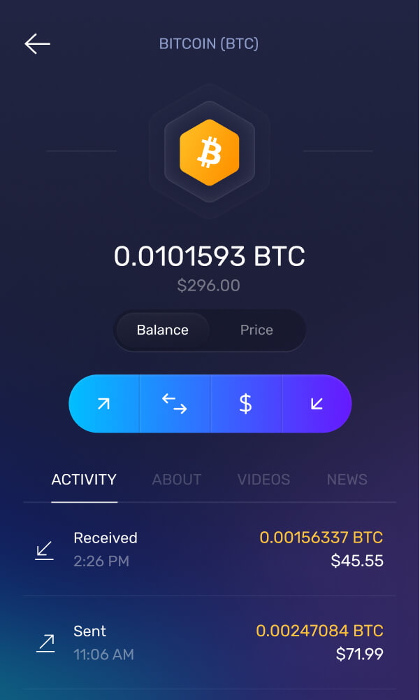 Exodus: Crypto Bitcoin Wallet for Android - Download | Bazaar