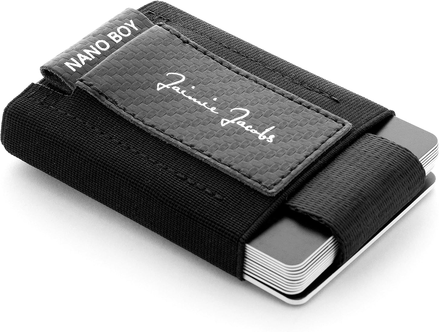 Jaimie Jacobs Nano Boy Pocket Leather Card Holder - Black – Modern Quests