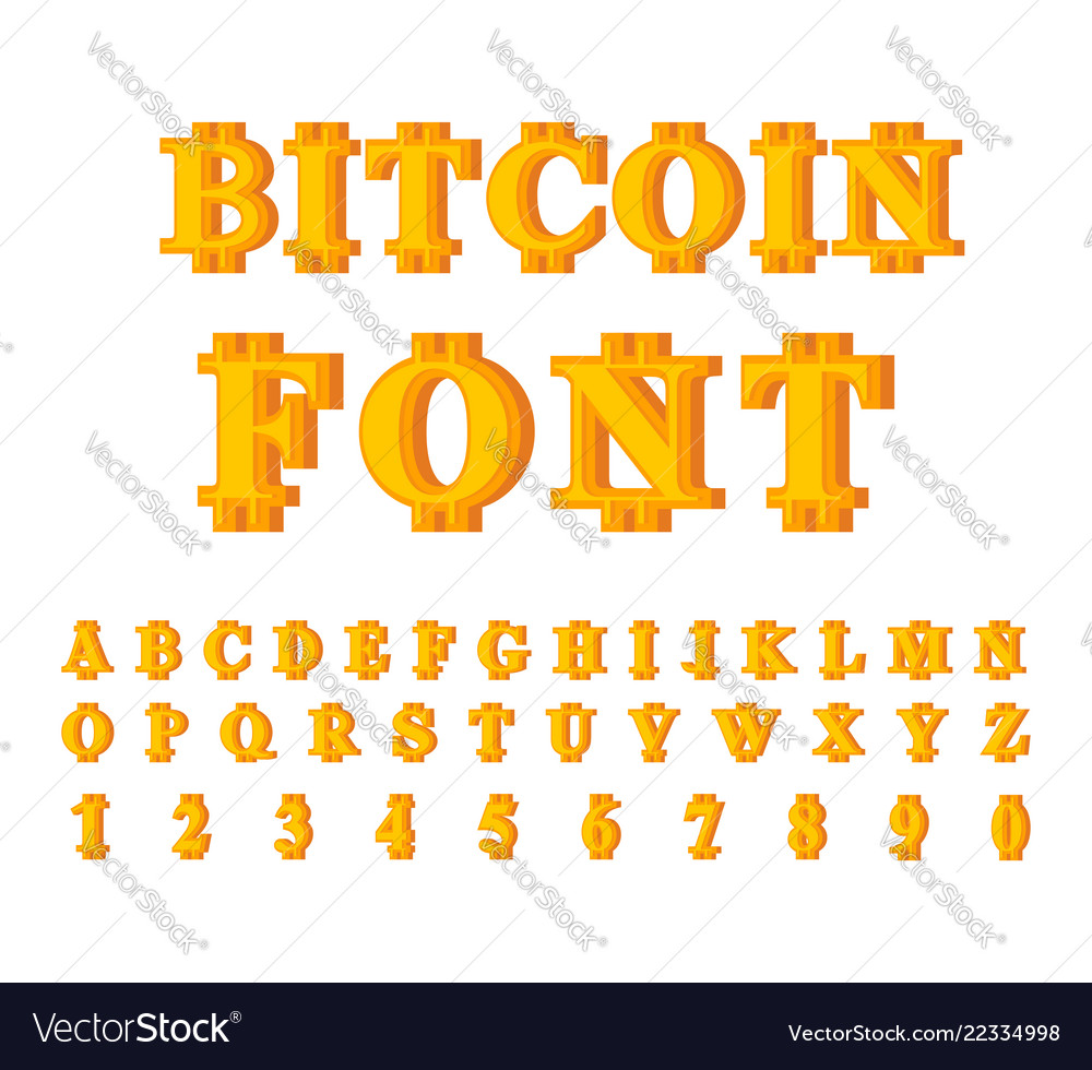 Bitcoin Font - FONT Repo Free TTF Fonts