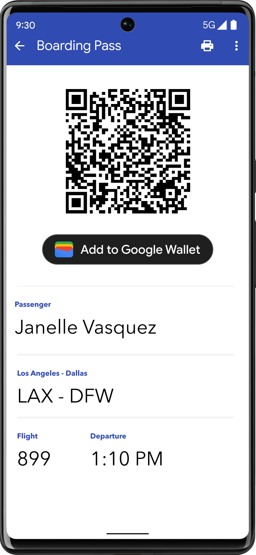 Google Wallet rolls out shareable boarding and event passes