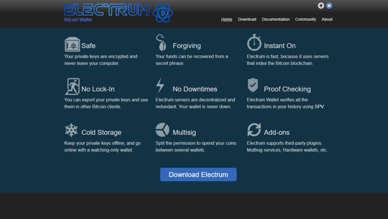 Electrum Bitcoin Wallet