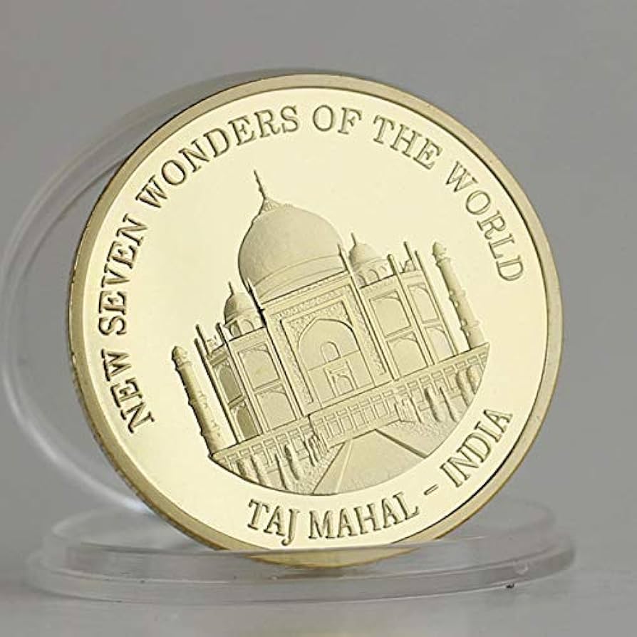 1 Kilo High Relief Silver Coin - Taj Mahal with Lapis Lazuli Inset - The Coin Shoppe