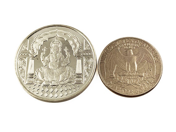 10gm Silver Coin at best price in New Delhi by Kundan Care Products Ltd. | ID: 