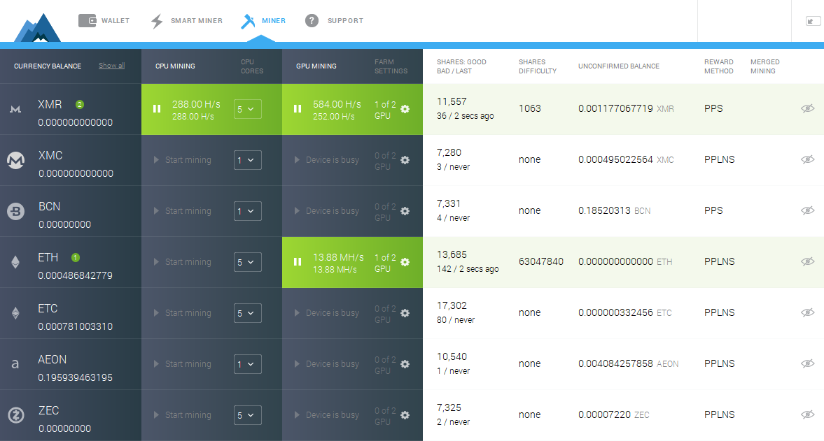 MinerGate Review: Calculator, Mobile miner, Wallet – BitcoinWiki