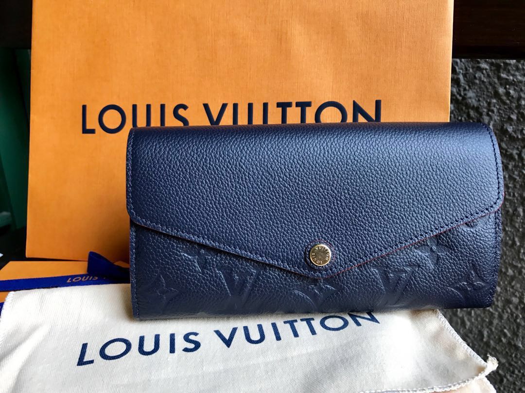 Louis Vuitton Multiple Wallet (3 Card Slot) Epi Navy Blue