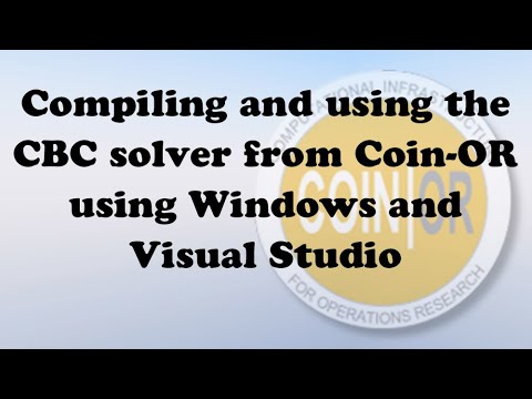 Using CBC solver with Pyomo for windows users