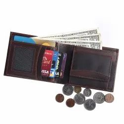 Mens Bifold Wallet with RFID and ID Window on Back