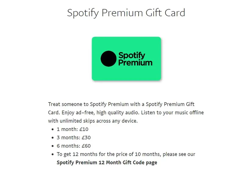 Solved: Buying spotify subscription for another person - The Spotify Community