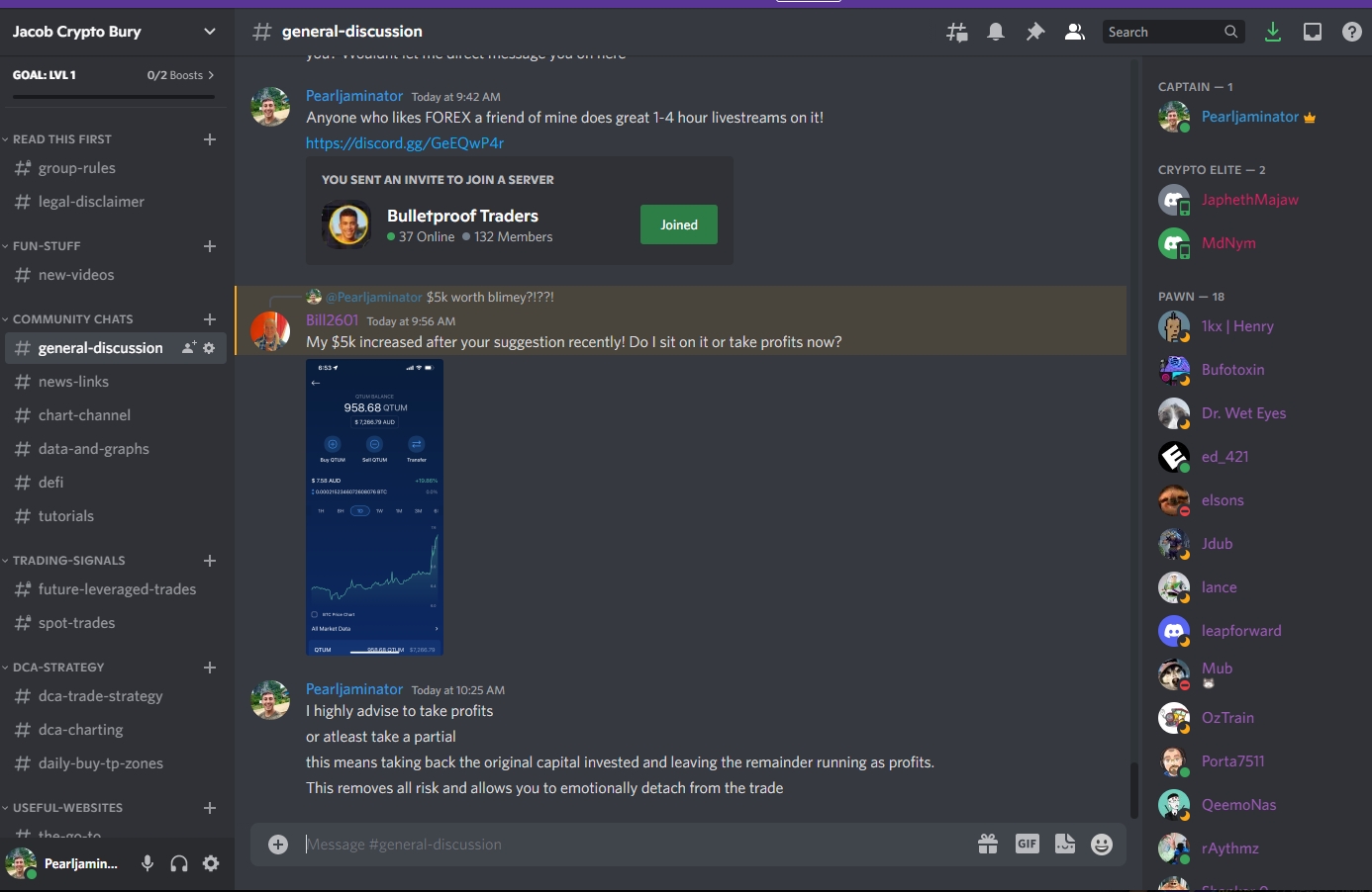 DCA Crypto Club - Discord Servers