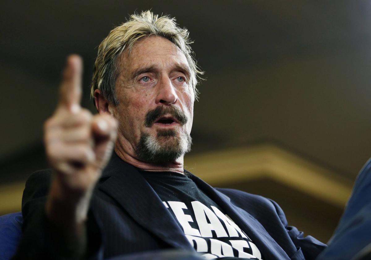 John McAfee’s Prediction for Bitcoin