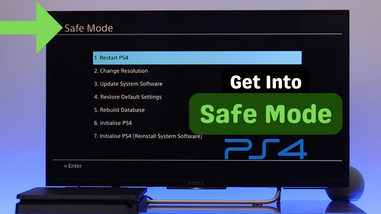Reinstall PS5 console and PS4 console system software using Safe Mode