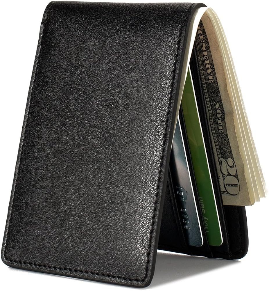 Double-Sided ID Window Bifold Wallet | Genuine Napa Leather | RFID Blocking - DiLoro Leather