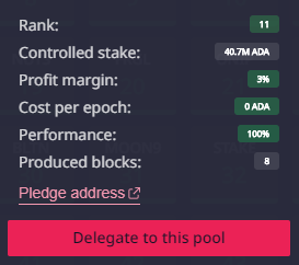 Best Cardano Stake Pool 