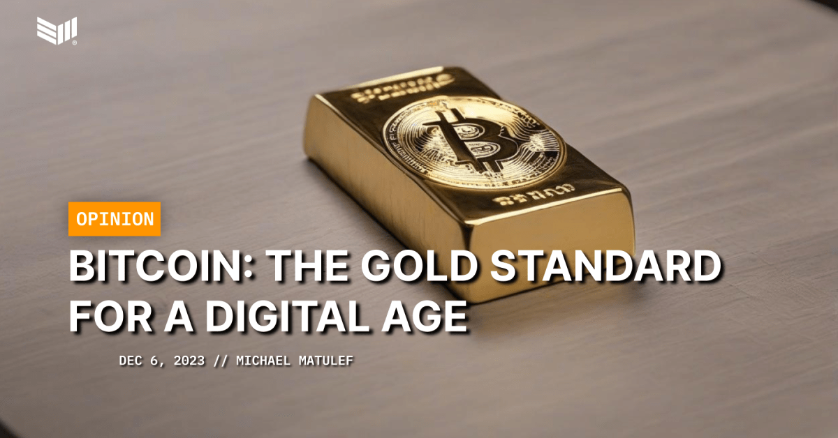 Crypto in A World Where Bitcoin is the New Gold Standard - Crypto Funding