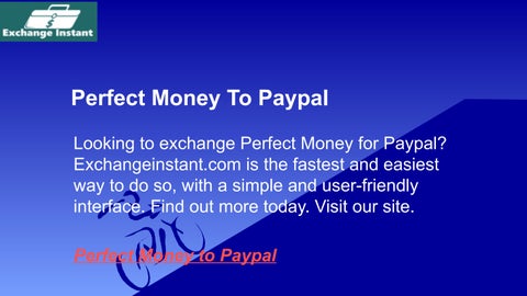 Perfect Money: The Truth about the Payment System – BestChange project blog