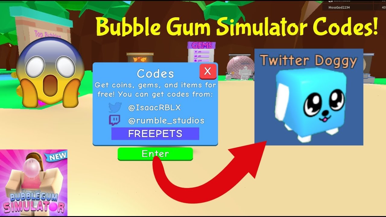 Bubble Gum Simulator codes | VG