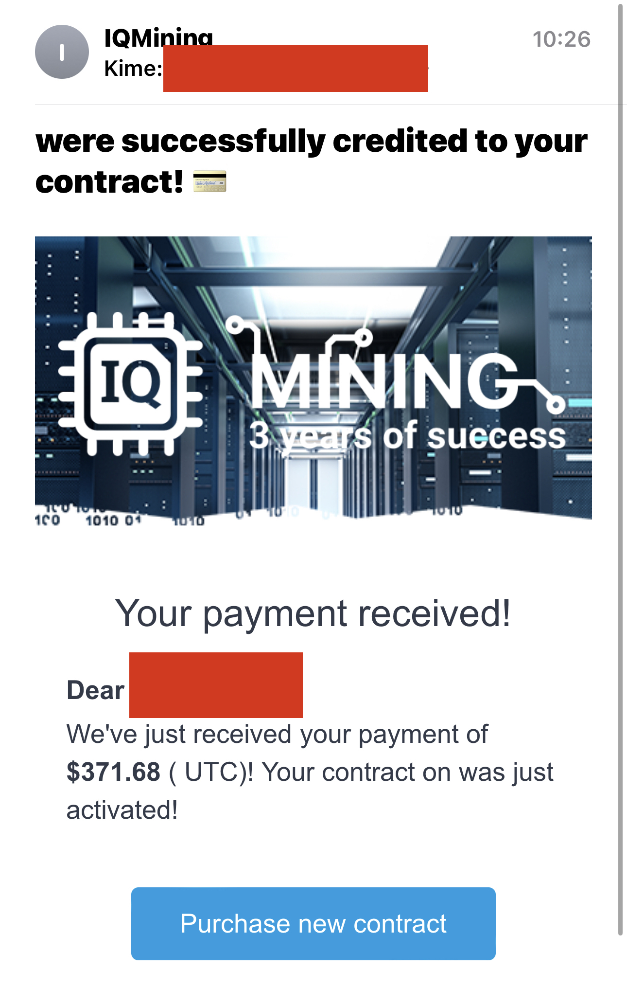 Review of IQ Mining : Scam or legit ?