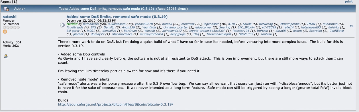 Satoshi Nakamoto Left His Final Public Post on Bitcoin Forum 11 Years Ago