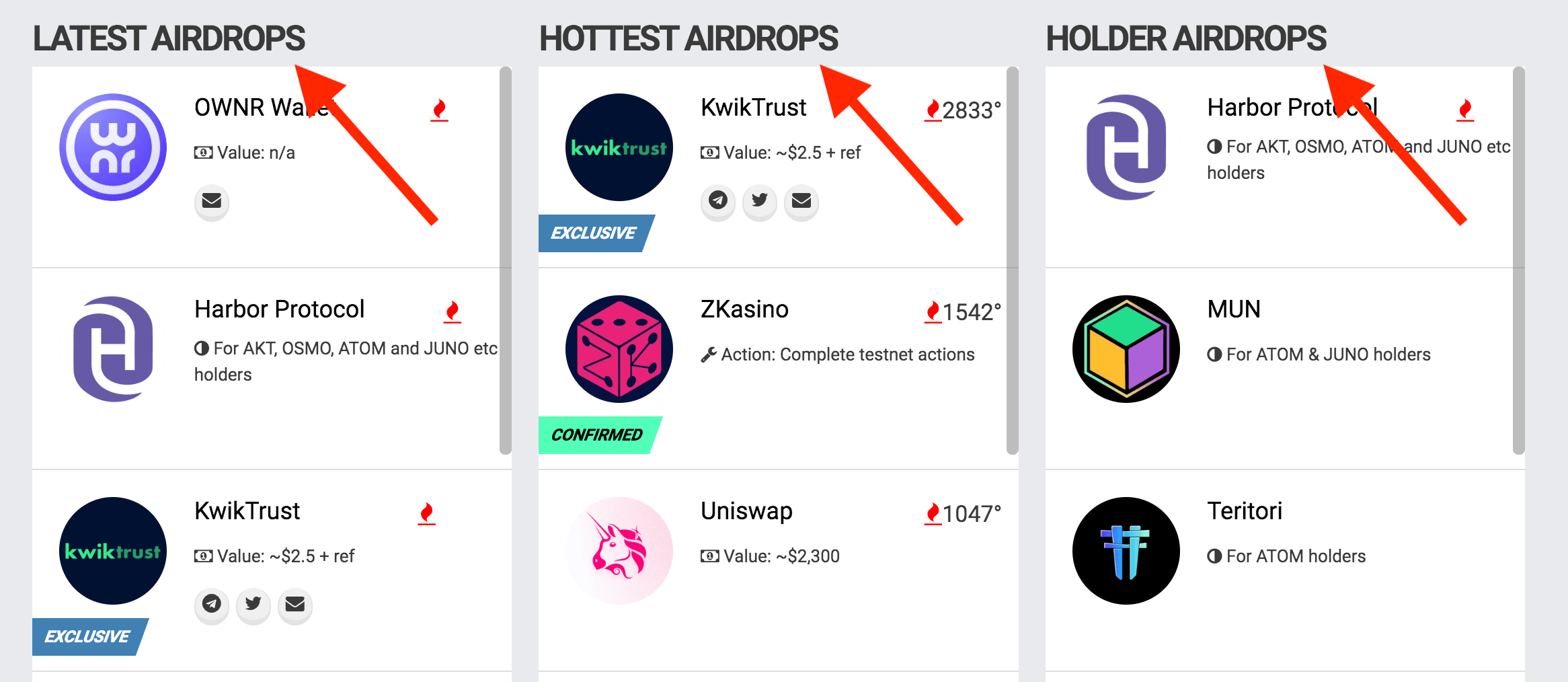 The 7 Best Airdrop Sites for Free Crypto Airdrops in | CoinCodex