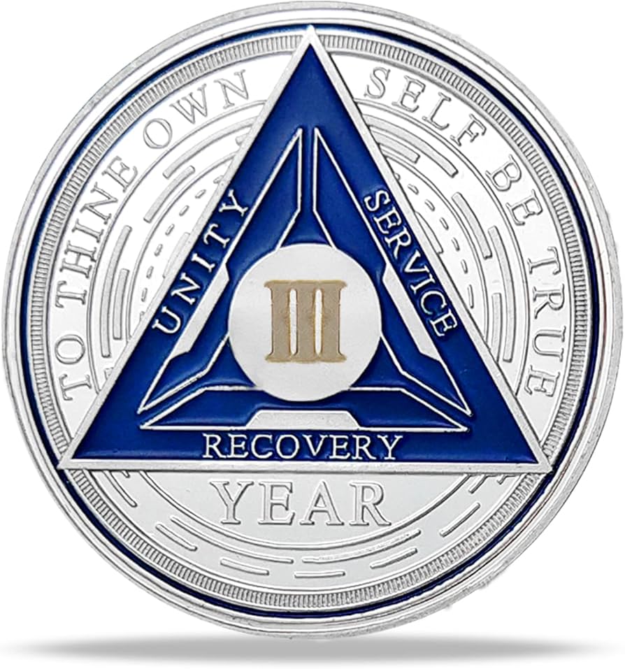 The Black Tie AA Medallion Sobriety Coin (y) – What An Order