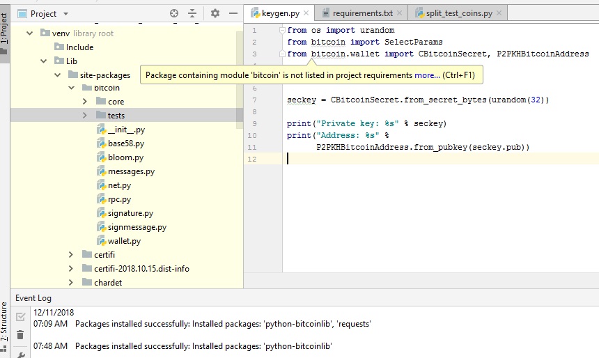 Crypto Market Pool - Use Python to get the balance of a Bitcoin wallet