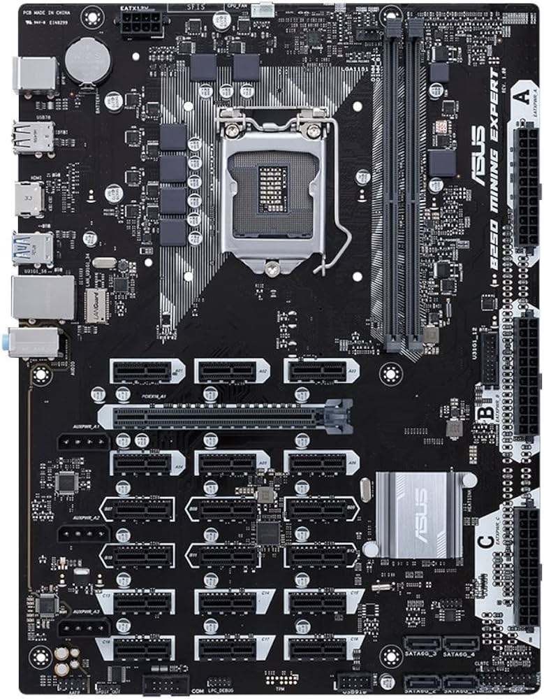 ASUS H Mining Master Mobo Packs 20 USB Over PCIe Ports - eTeknix