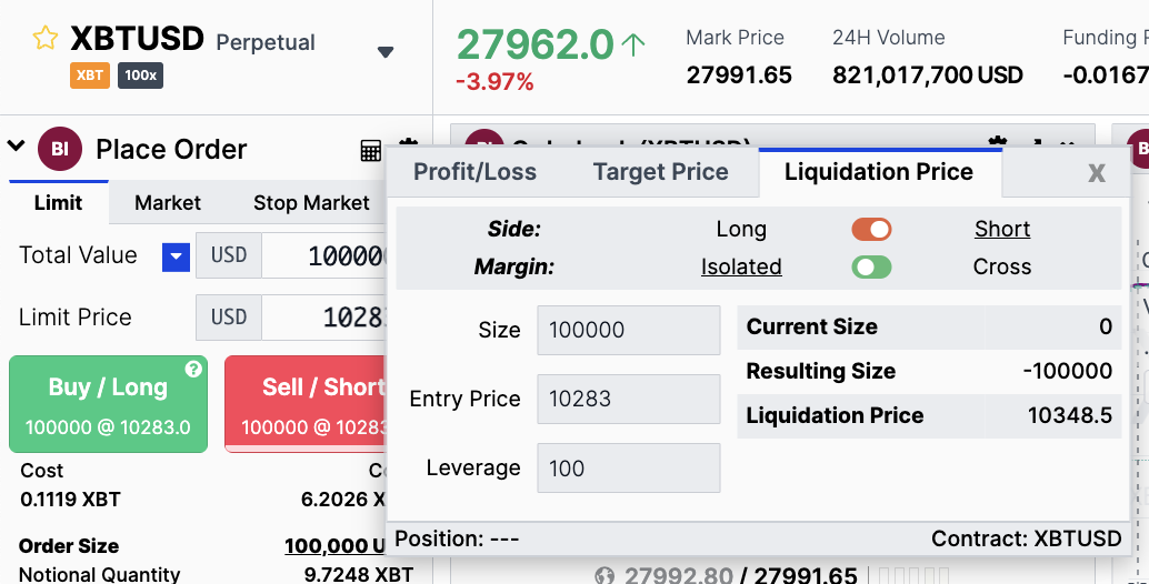 How to Calculate the BitMEX Profit - UseTheBitcoin