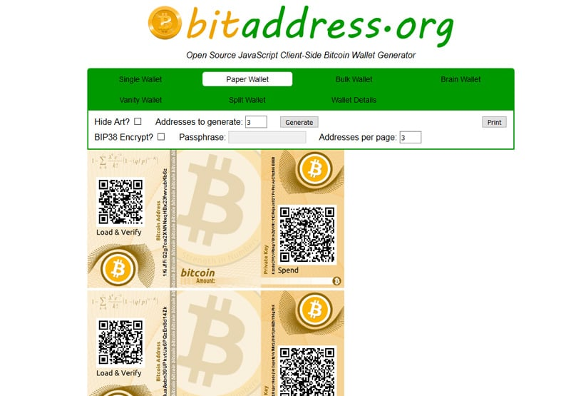 Fake Bitcoin Address Generator - Randommer