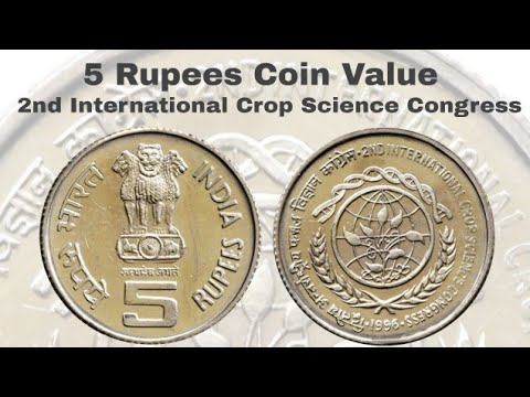 5 Rupees (2nd International Crop Science Congress) - India – Numista