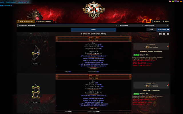 Better PathOfExile Trading