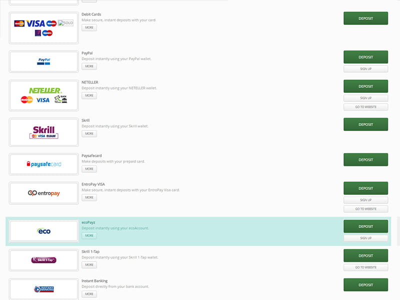 ecoPayz FAQ - eWallet Comparison