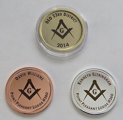 Masonic Challenge Coins| Designs for Your Lodge - [30% off]