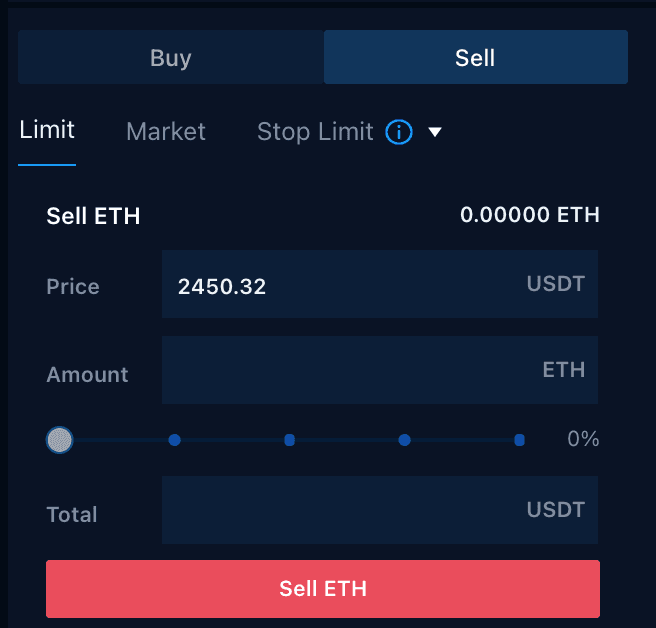 ETH to EUR | Sell Ether in Euro | No KYC required