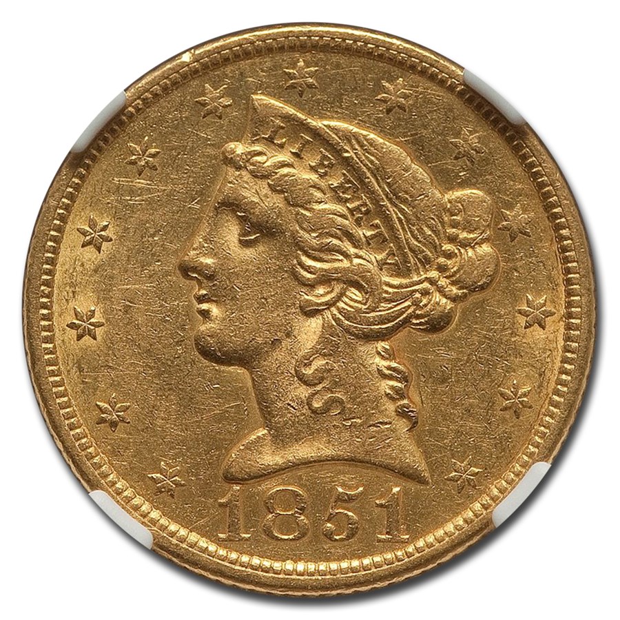 $5 Liberty Gold Half Eagle | Pre US Gold Coins