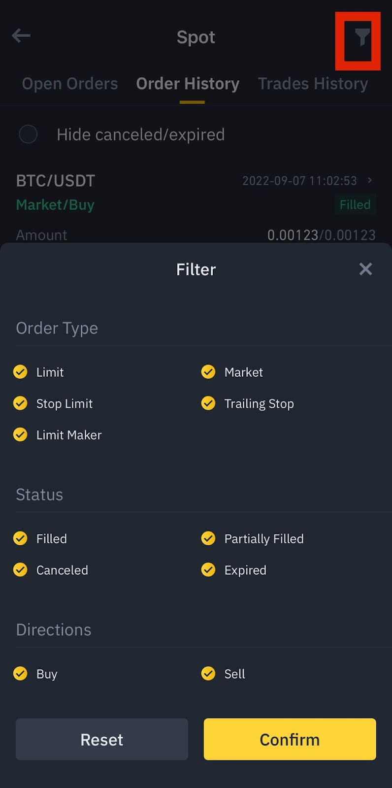 Binance Futures Trade History Converter - Rocket Sheets