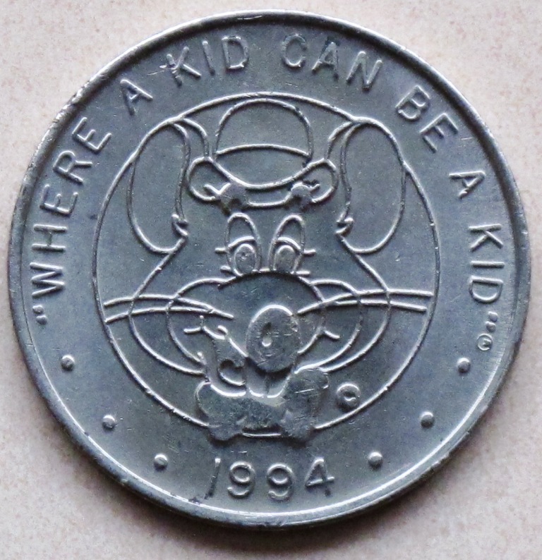 CHUCK E Cheese 25 Cent Play Token Where A Kid Can Be A Kid $ - PicClick