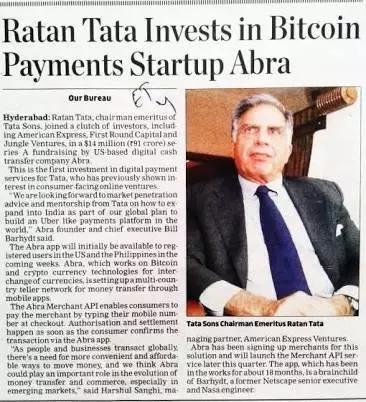 Ratan Tata: Ratan Tata dispells rumours, says no link with crypto of any form - The Economic Times