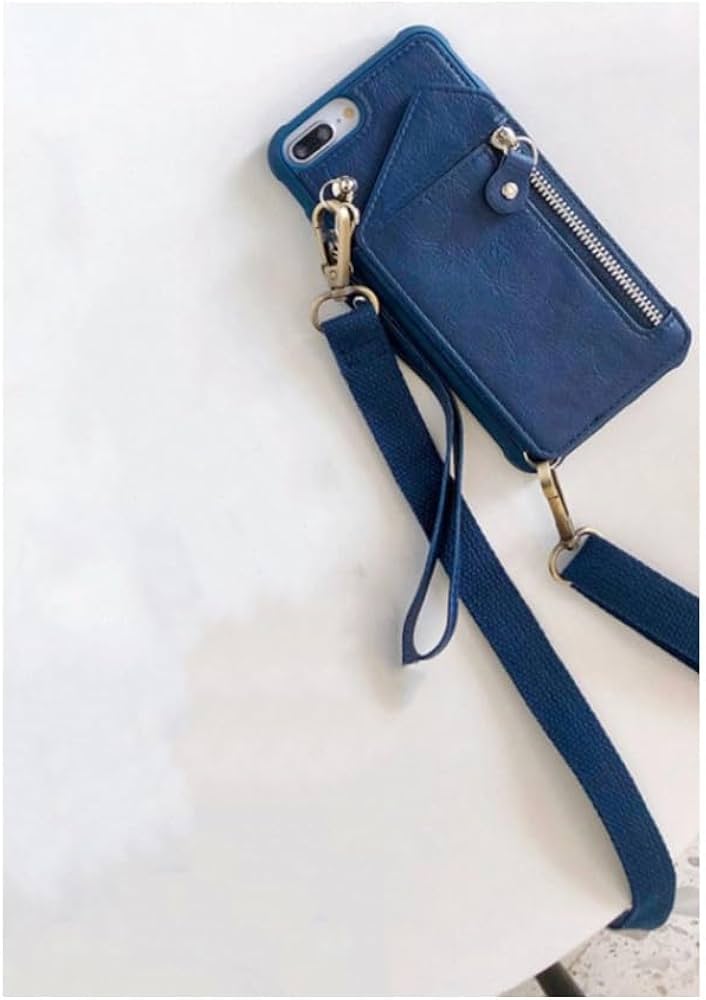 Blue Metallic Leather Wallet for Women - LePortefeuille Charlotte Beetle | PAUL MARIUS