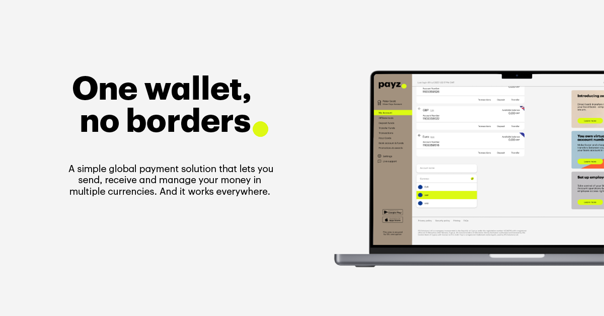 Payz fees and limits: deposits, withdrawals, transfers | Baxity