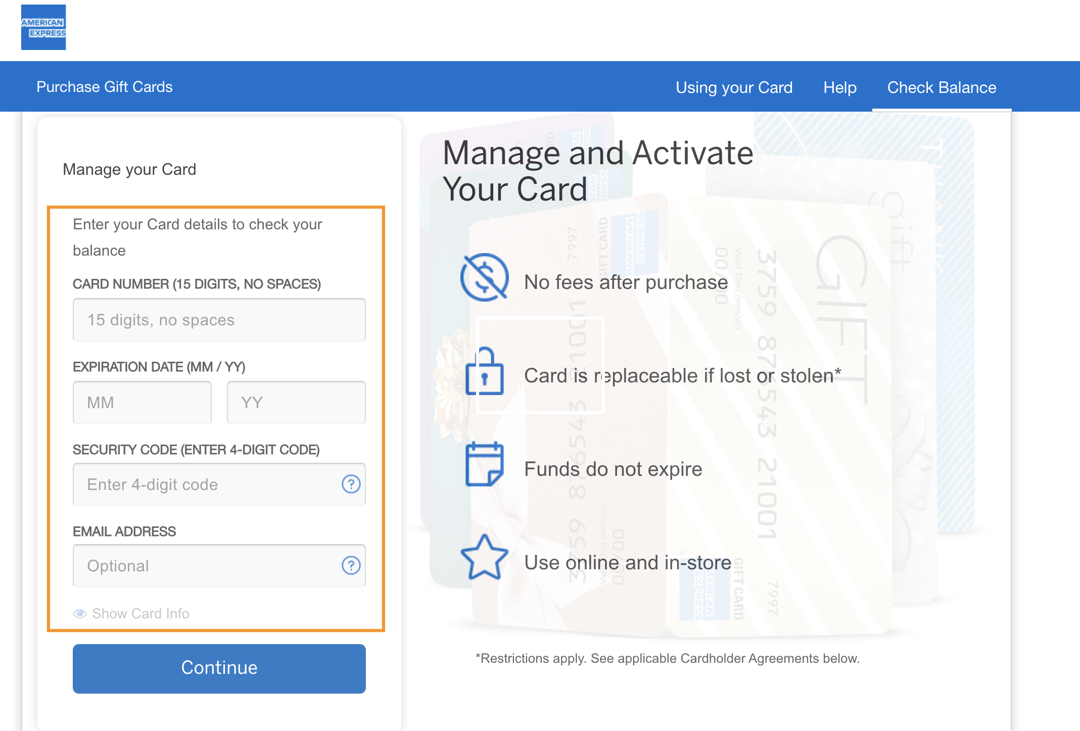 How To Activate American Express Gift Card and checking your Card Balance