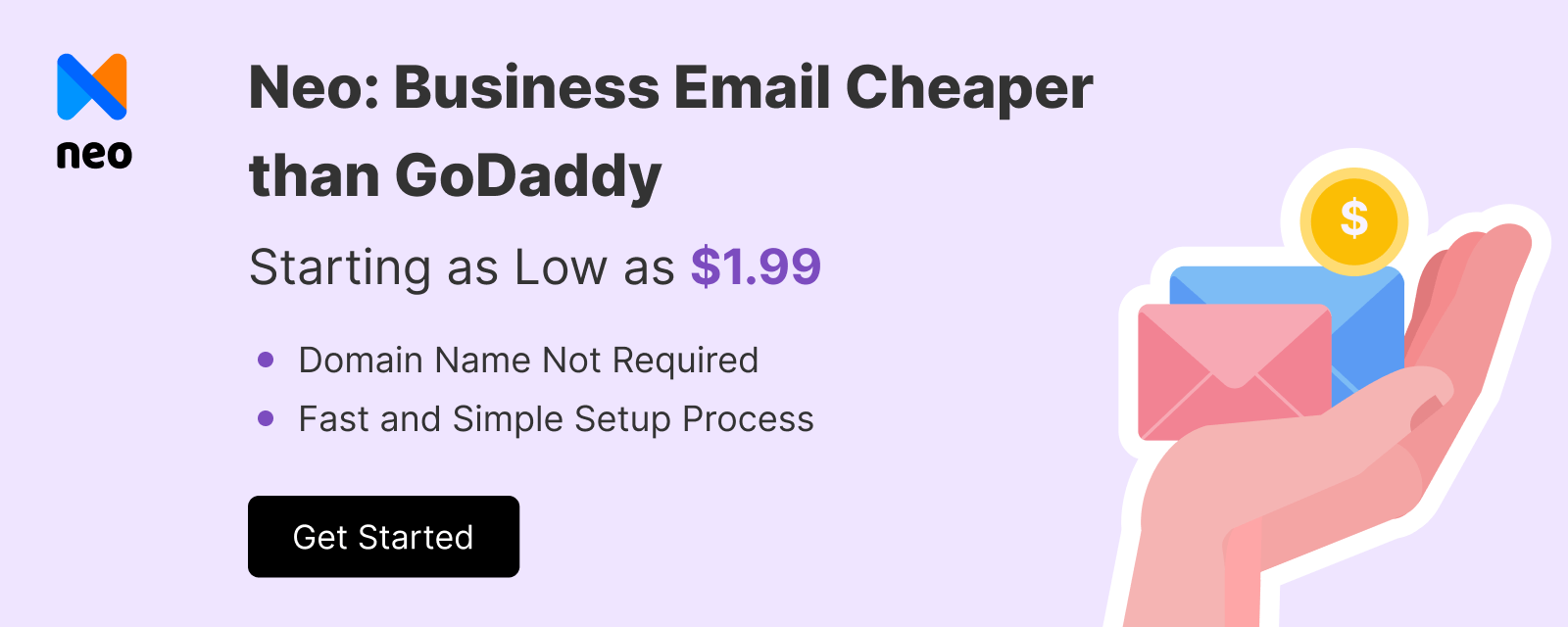 How to Setup Email With Your Domain Name in GoDaddy - Sell SaaS