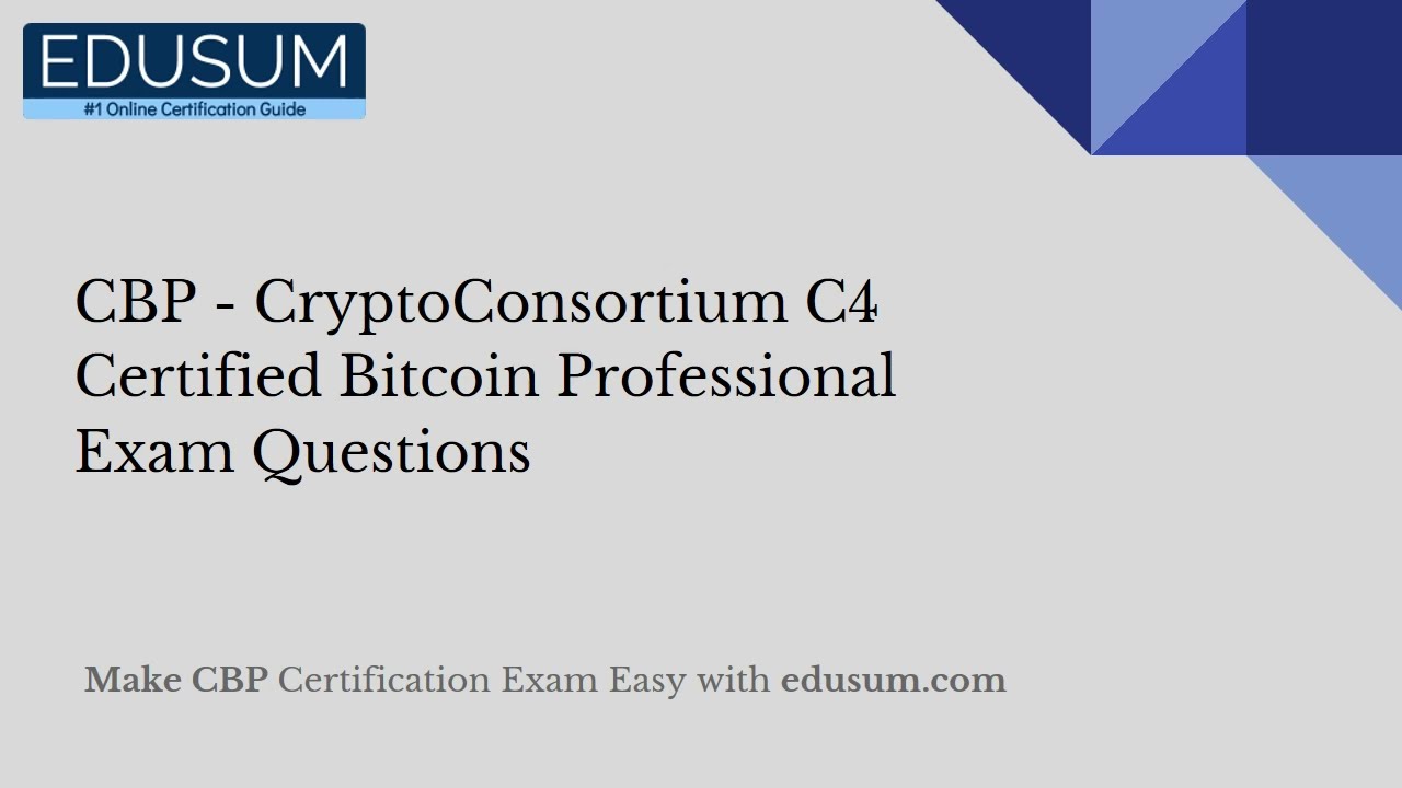 Find the Best Cryptocurrency Certifications for 