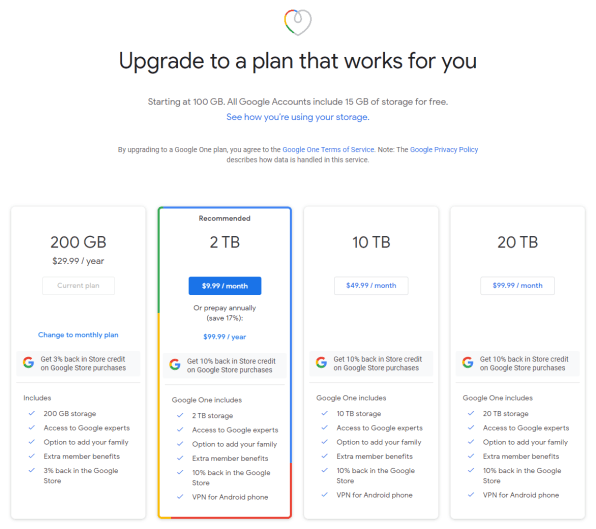 Add more storage to Google Drive | Google Workspace Knowledge Center