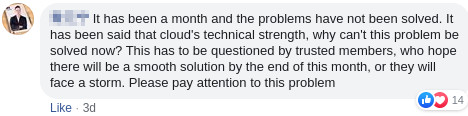 Cloud Token collapse due to hackers, COVID & authorities