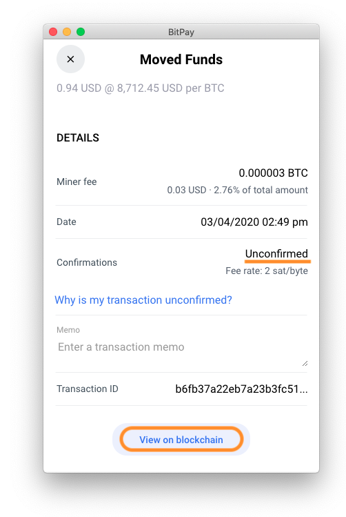 Put An End To Unconfirmed Bitcoin transaction