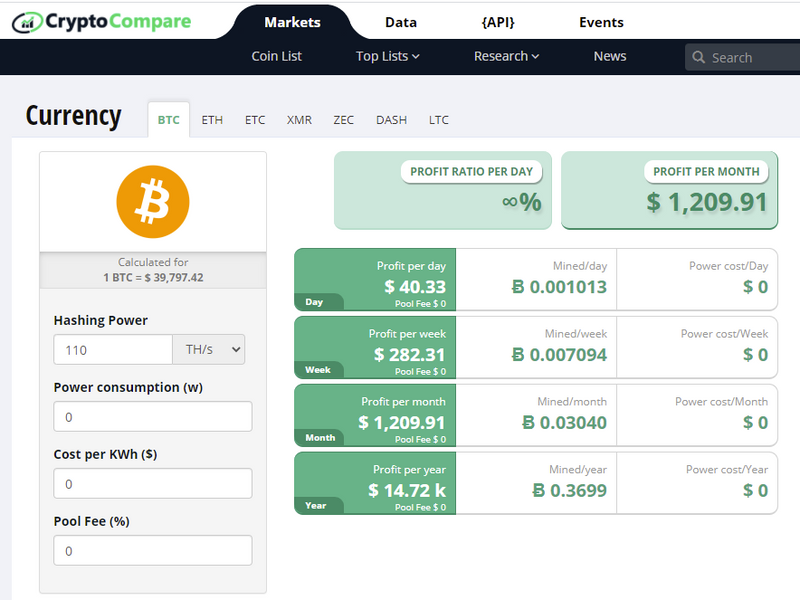 Mining Rig Builder and Profitability Calculator - ETH | OuterVision