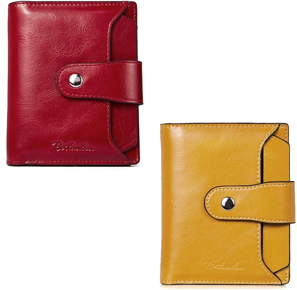 Prada Red Saffiano Leather Small Compact Wallet - Yoogi's Closet