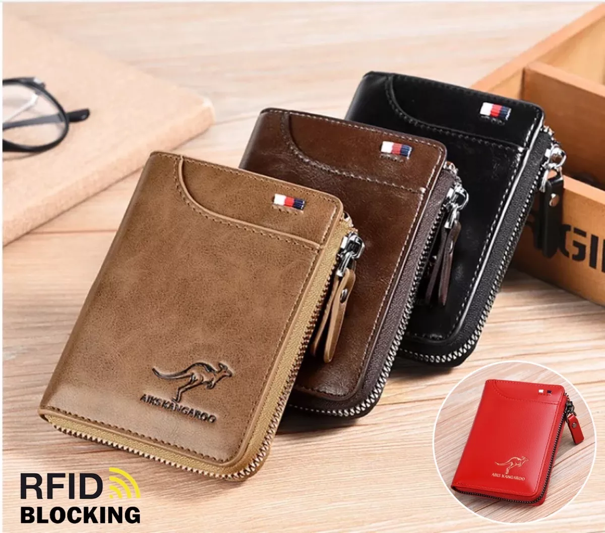 Slim Minimalist RFID Wallets | RFID Blocking Travel Wallets | Zoomlite