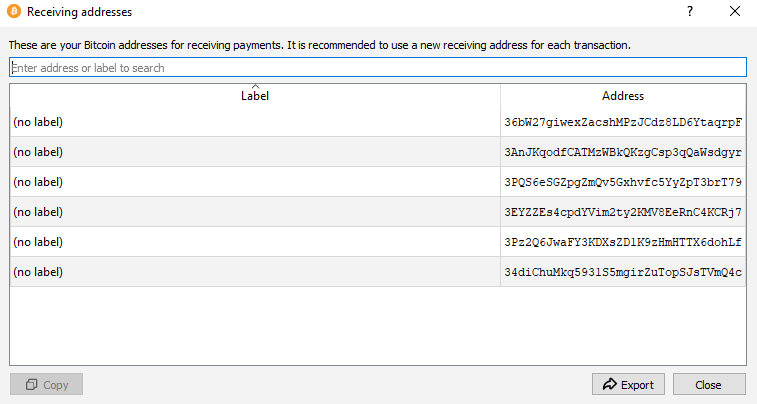 Keys and Addresses